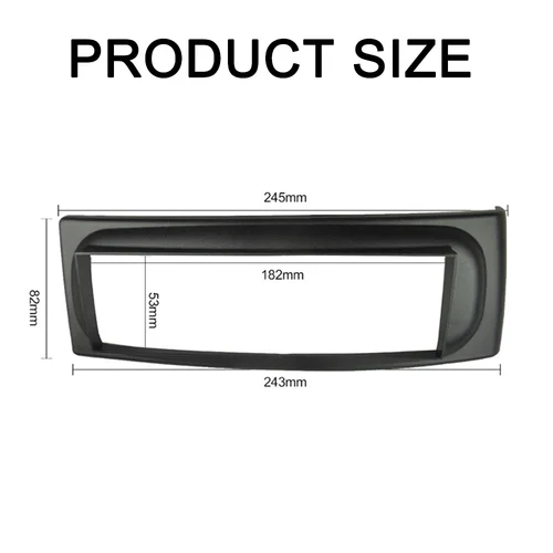 Imagen 2 del producto Fascia de Radio 1 Din para RENAULT Megane I 1996-2002 Scenic 1996-2003 GPS DVD estéreo Panel montaje en tablero instalación Kit de molduras marco