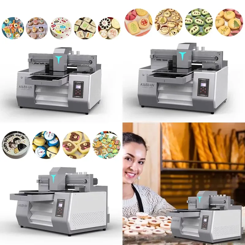 New Model A3 Pro Edible Food Printer Direct To Cake Photo Printer Fast Speed Cake Printer Machine