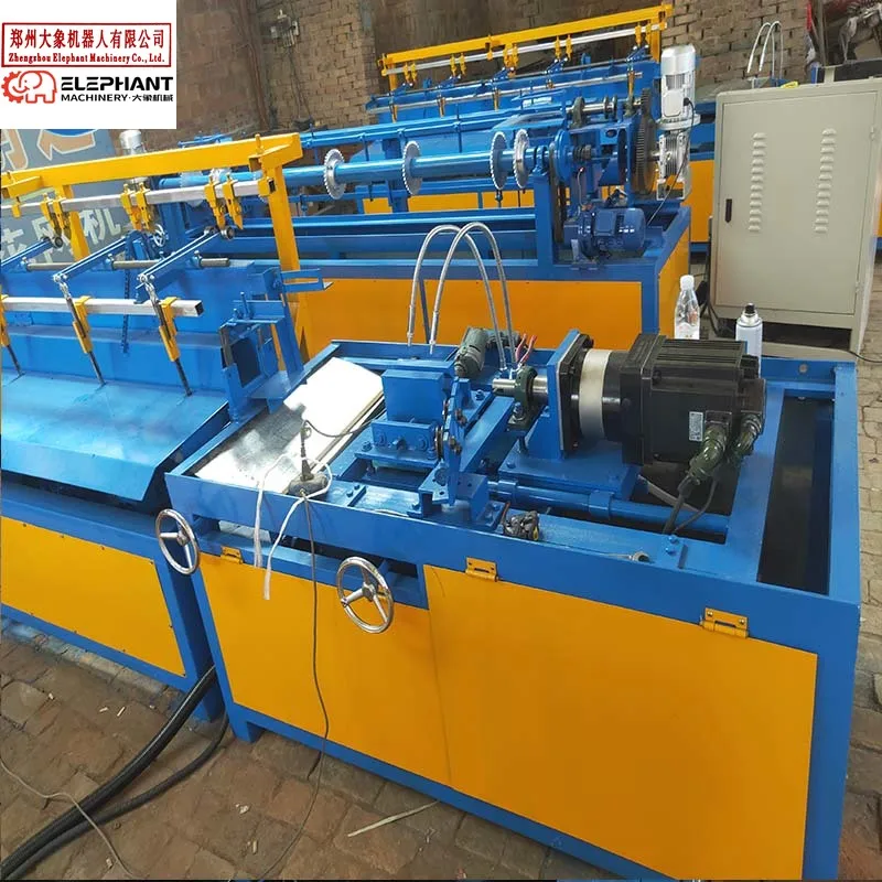 Fully Automatic Chain Link Fencing Net Weaving Machine Wire Mesh Making Machines Product Type