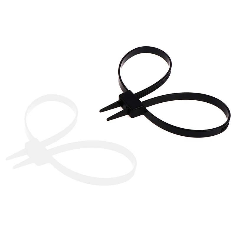 1Pc Plastic Police Handcuffs Double Flex Cuff Handcuffs Zip Tie Nylon Cable Ties