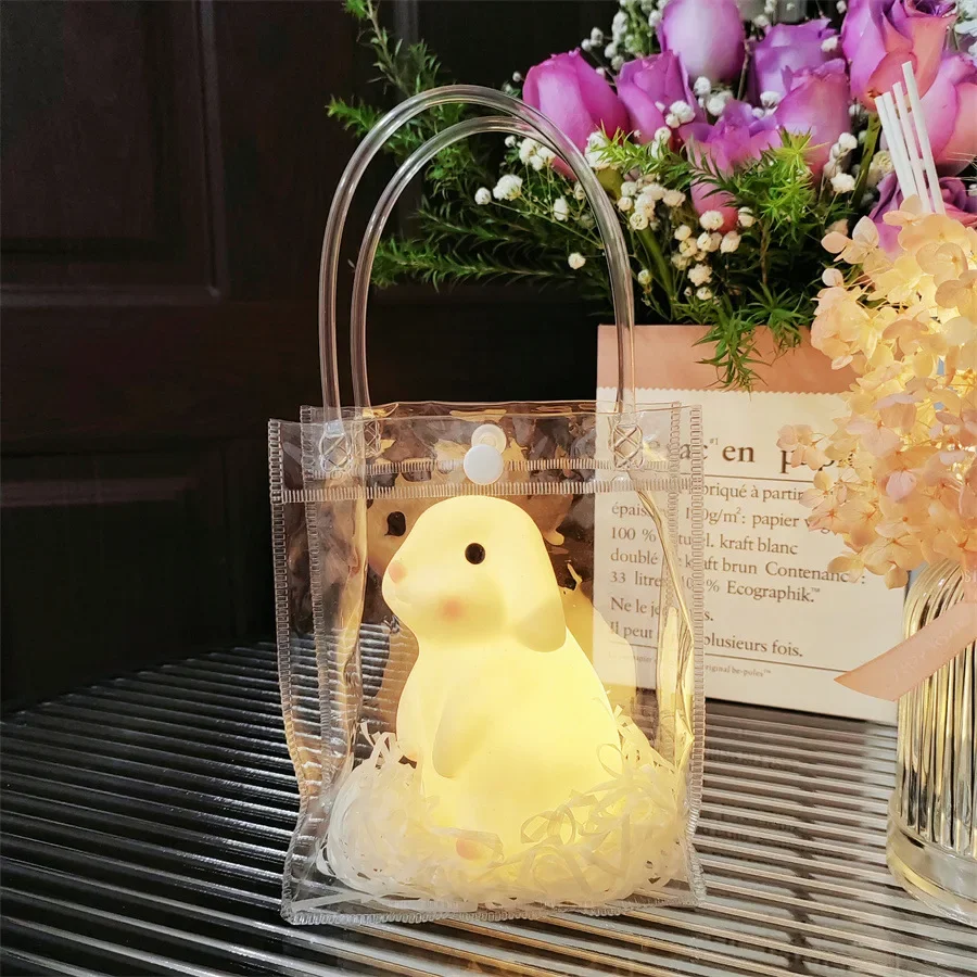 Criativo Cute Cartoon Glowing Toy, Nightlight LED, presente de aniversário, presente de Natal infantil, lâmpada do quarto, lâmpada da lua