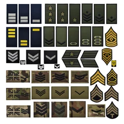 Hot Selling Army Fan Series Epaulette IR Laser Cut Bag Accessory Embroidered Armband with Hook and Loop Backpack Patches