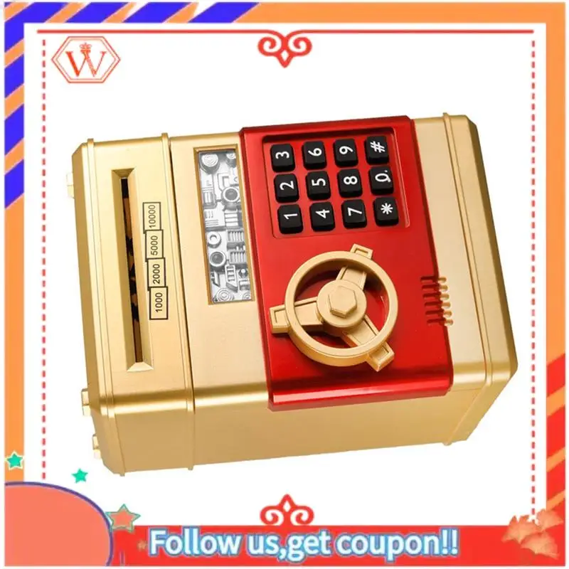 

Durable Mini Piggy Bank Children's Toy Safe Forboys/Girls Battery-Free Safe Toy Bank Witheasy Retrieval System