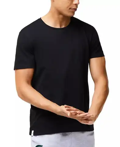 Lacoste | Herr 3-pack Essential bomullsundertröjor med rund hals och normal passform 10 best sales Lacoste T-shirts - №1