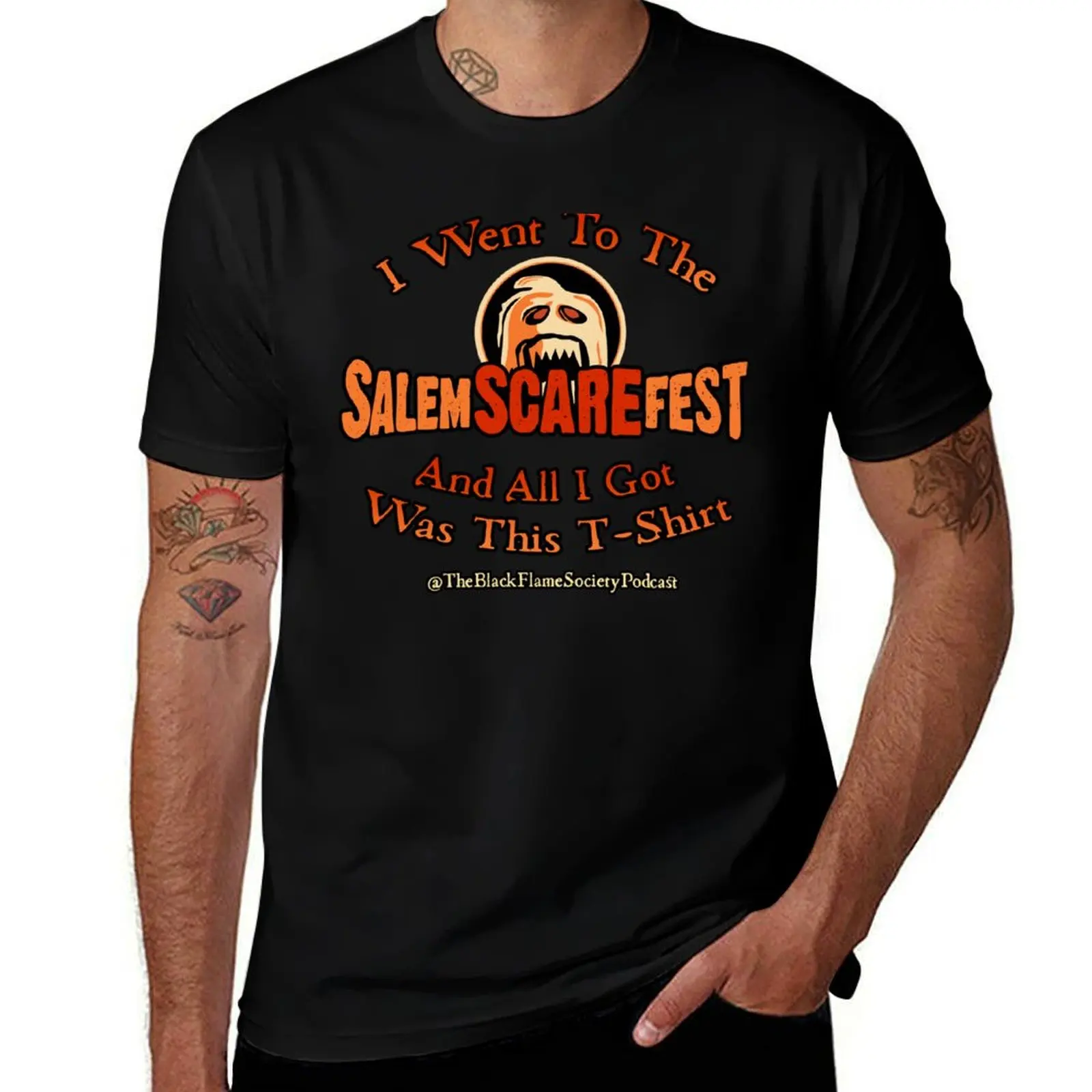 

I Went To The Salem Scare Fest And All I Got Was This T-Shirt t shirt for man 100 percent cotton funny t shirts man T-Shirt