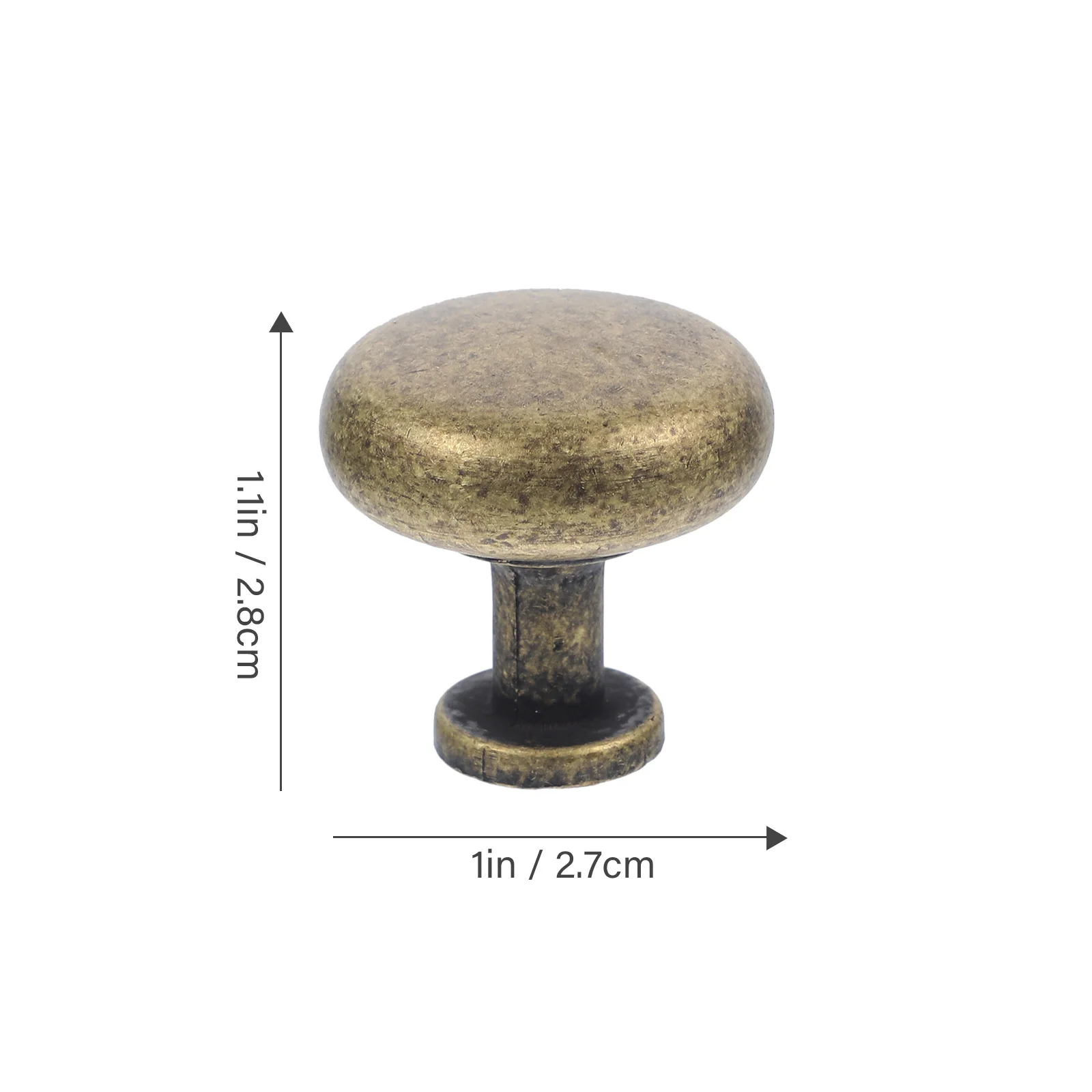 

4Pcs Copper Round Metal Furniture Pull Handle Durable Zinc Alloy Cabinet Drawer Door Handle Parts Metal Drawer Pulls