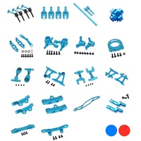 Tamiya TT02 Full Set Metal Upgrade Parts Kit Drive Shaft CVD Steering Cup Diff Cup Steering Assembly for Tamiya TT02 1/10 RC Car