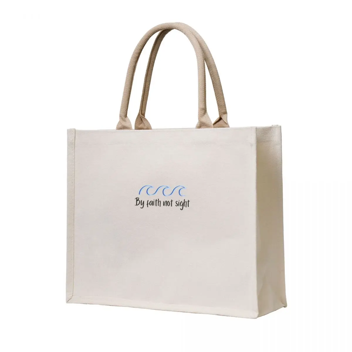

By Faith Not Sight Tote Bag Big bag bags woman 2025 Shopper bag Handbags women