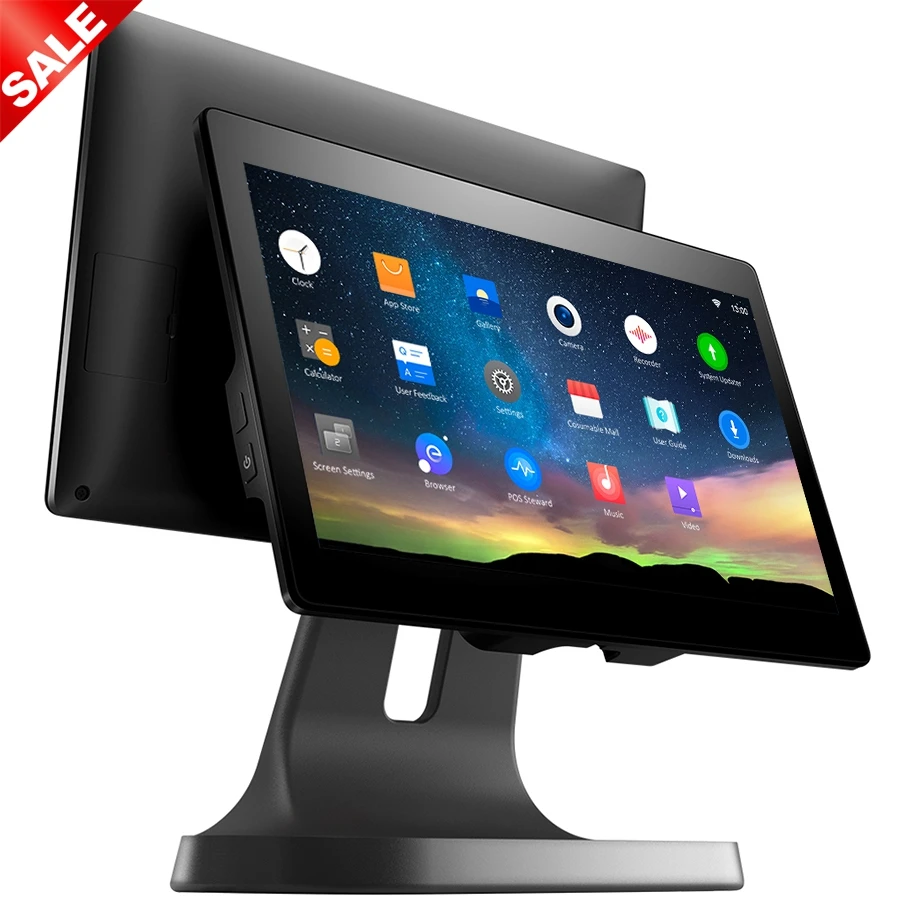 SUNMI T2 Lite Dual Screen Tablet Point Of Sale Android POS Systems Software Cash Register Machine Terminal All In One Pos PC