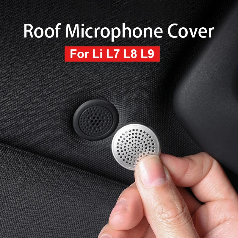 For Li LiXiang L7 L8 L9 Car Roof Microphone Speaker Cover Protection Cover Interior Accessories 6 Pcs Fit Leading Ideal L7 L8 L9