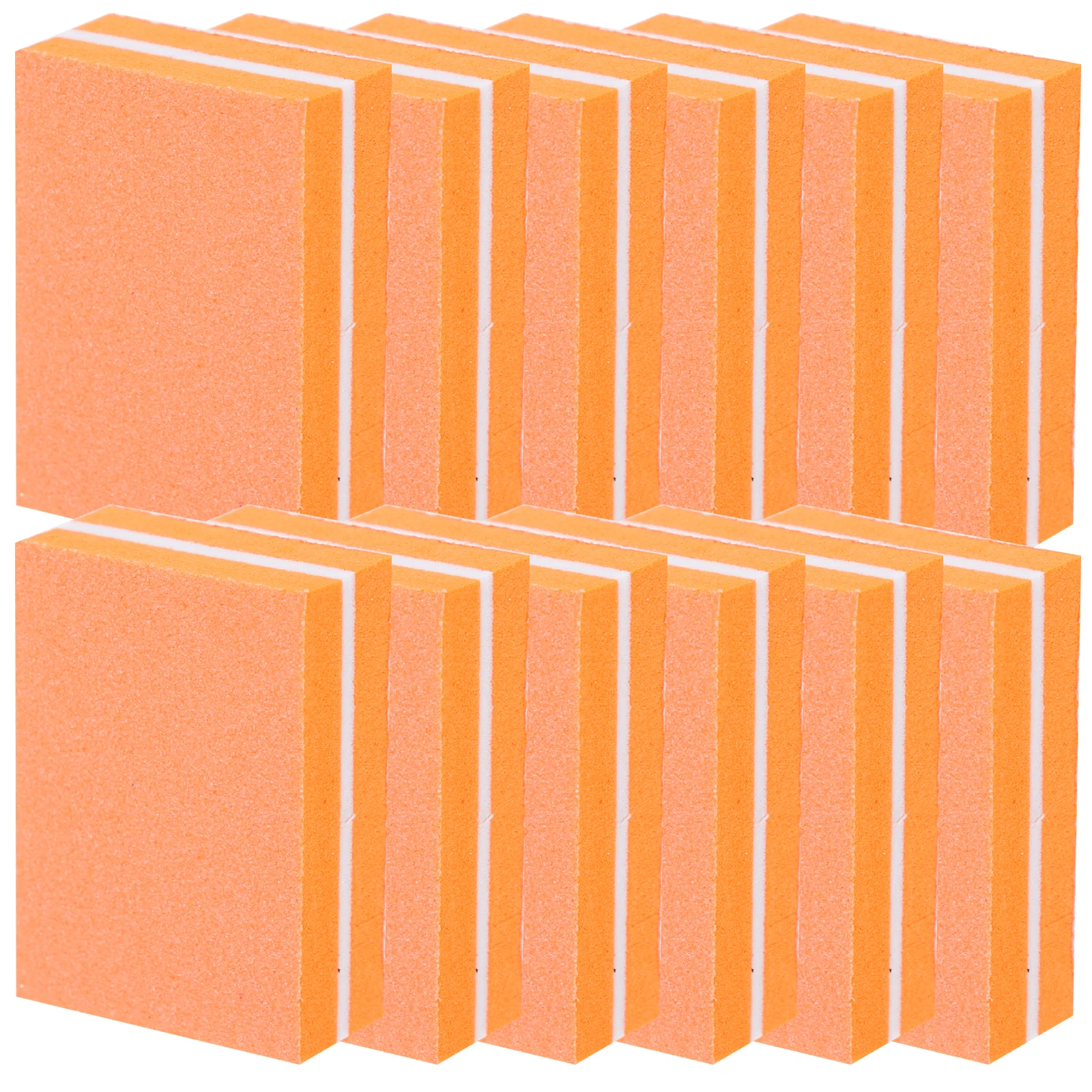 

20pcs Mini Square Sponge Nail Files for Smoother Manicure Professional Buffers Blocks Tools Nail Supplies