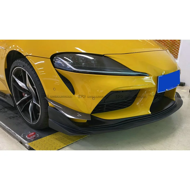 لتويوتا سوبرا A90 ألياف الكربون فاريس نمط الجبهة الشفاه الفاصل الذقن #2