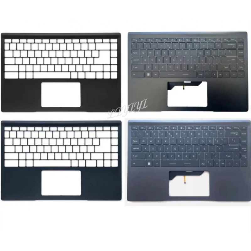 

New For MSI Modern 14 MS-14D1 MS-14D2 M14 Laptop Upper Case Palmrest Cover US Backlit Keyboard