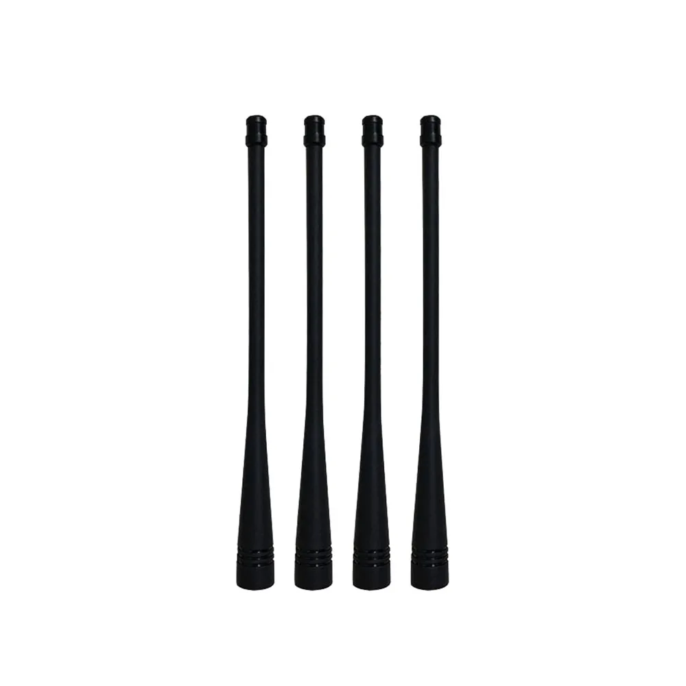 Taidacent External High Gain UHF 400-470mhz Rubber Buck Antenna for Portable Two Way Handheld Radio Walkie Talkie