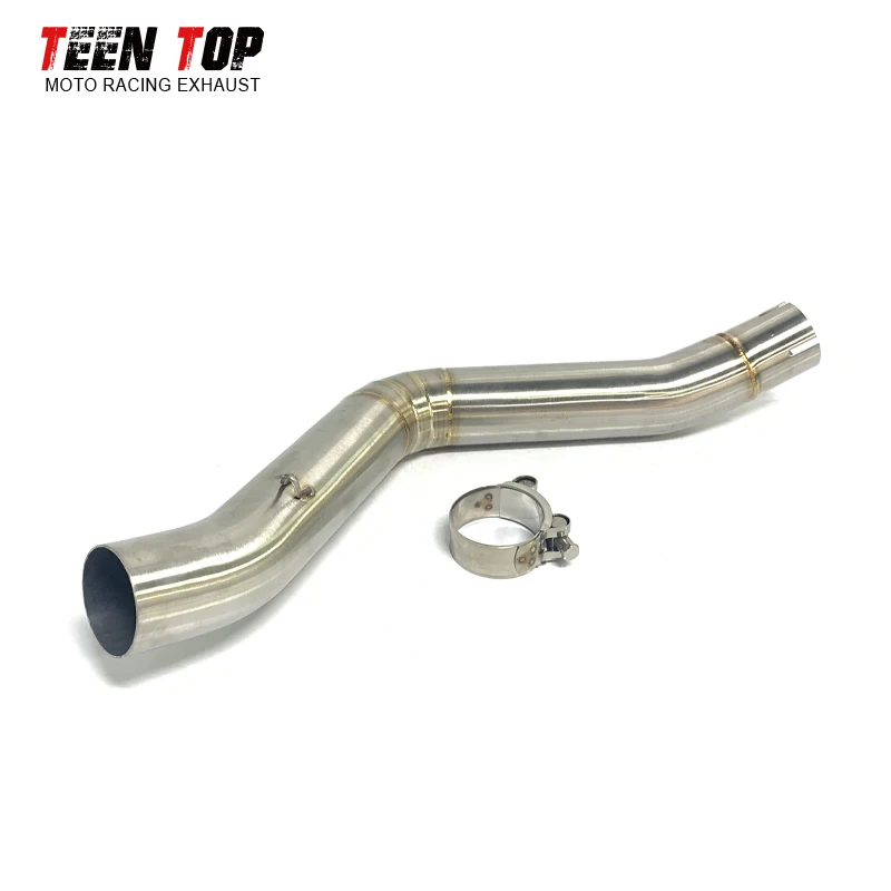 Exhaust For Benelli 502C Exhaust Middle Link Decat Pipe 2019~2021 51mm Modified Escape Moto Remove Catalyst Pipe 502C Exhaust