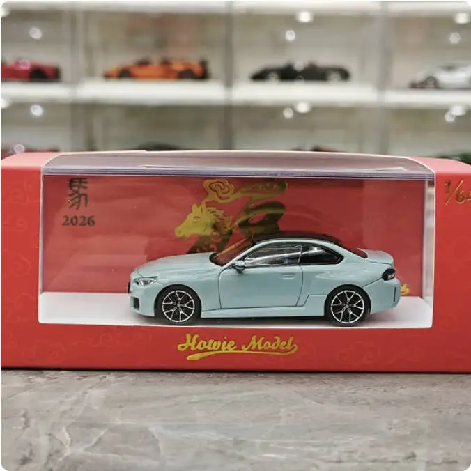 

Howie Model BMW M2 G87 2026 Year of the Horse 1:64 Diecast Car Model (3 Colors) In Stock