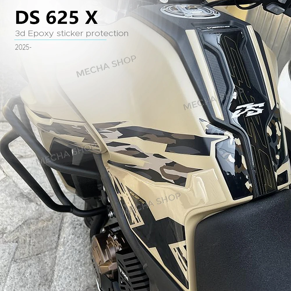 

For Voge Valico 625 DSX DS625X DSX625 Tank Pad Protector Side Tank 3D Stickers Motorcycle Accessories