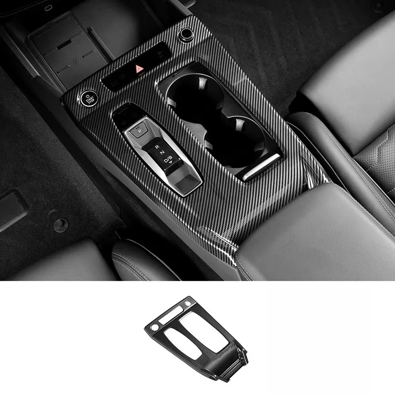 Car Center Console Gear Shift Panel Decorative Frame Trim for Audi Q6 E Tron 2024 2025 2026 Interior Accessories