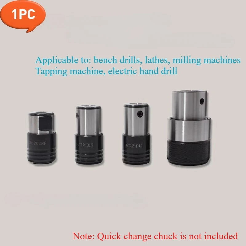 GT12 GT24 Tapping Chuck Connection Handle Body TC820 Cone Hole Straight Hole Overload Protection Tapping Holder for Bench Drill