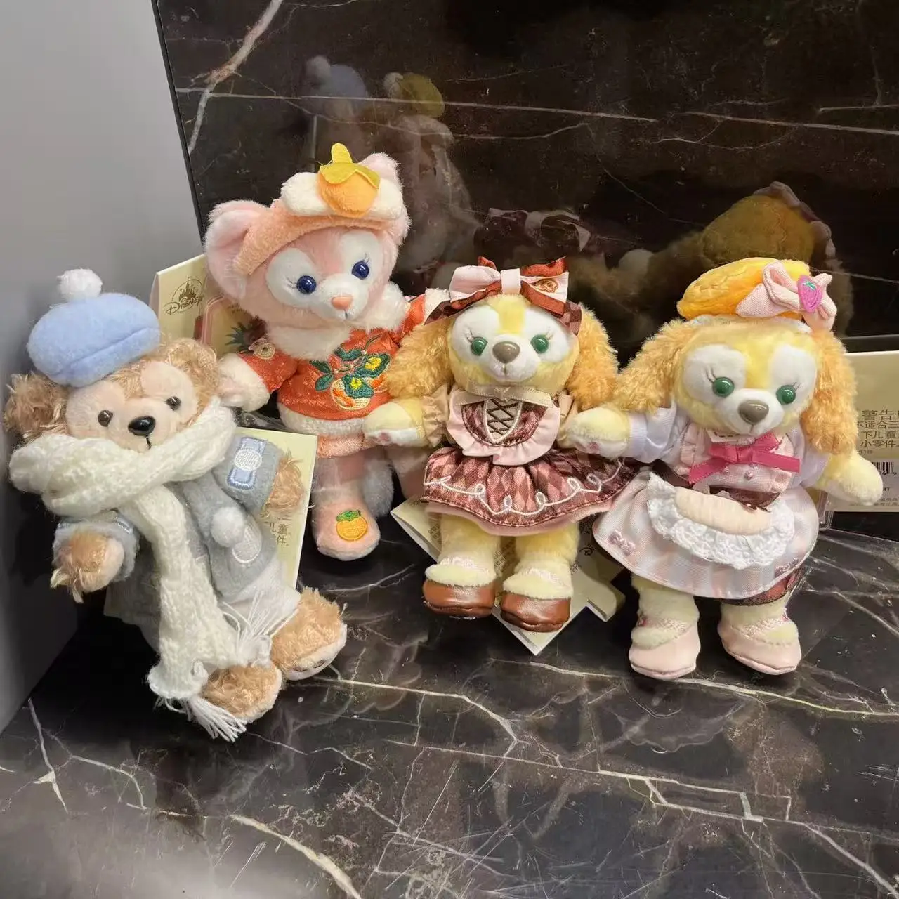 

Милый кулон-рюкзак с рисунком Диснея Duffy Family Kawaii LinaBell, плюшевый брелок 15 см, подарок на день рождения