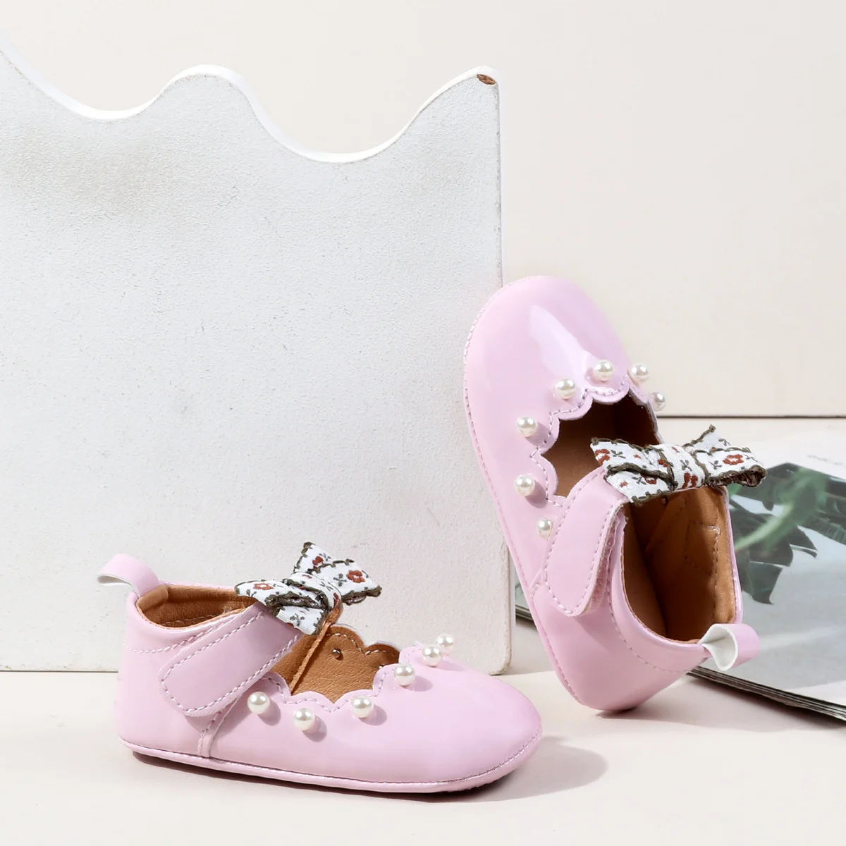 نمط جديد طفل الفتيات الأولى المشي داخلي في الهواء الطلق حذاء طفل صغير ل 0-18 متر طفل الأميرة أحذية بولي Leather الجلود لينة وحيد BBW5199 #3