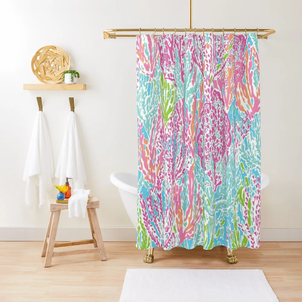 

Lilly Inspired Print Shower Curtain Waterproof Bathroom Shower Modern Showers For Bathroom Elegant Bathroom Curtain