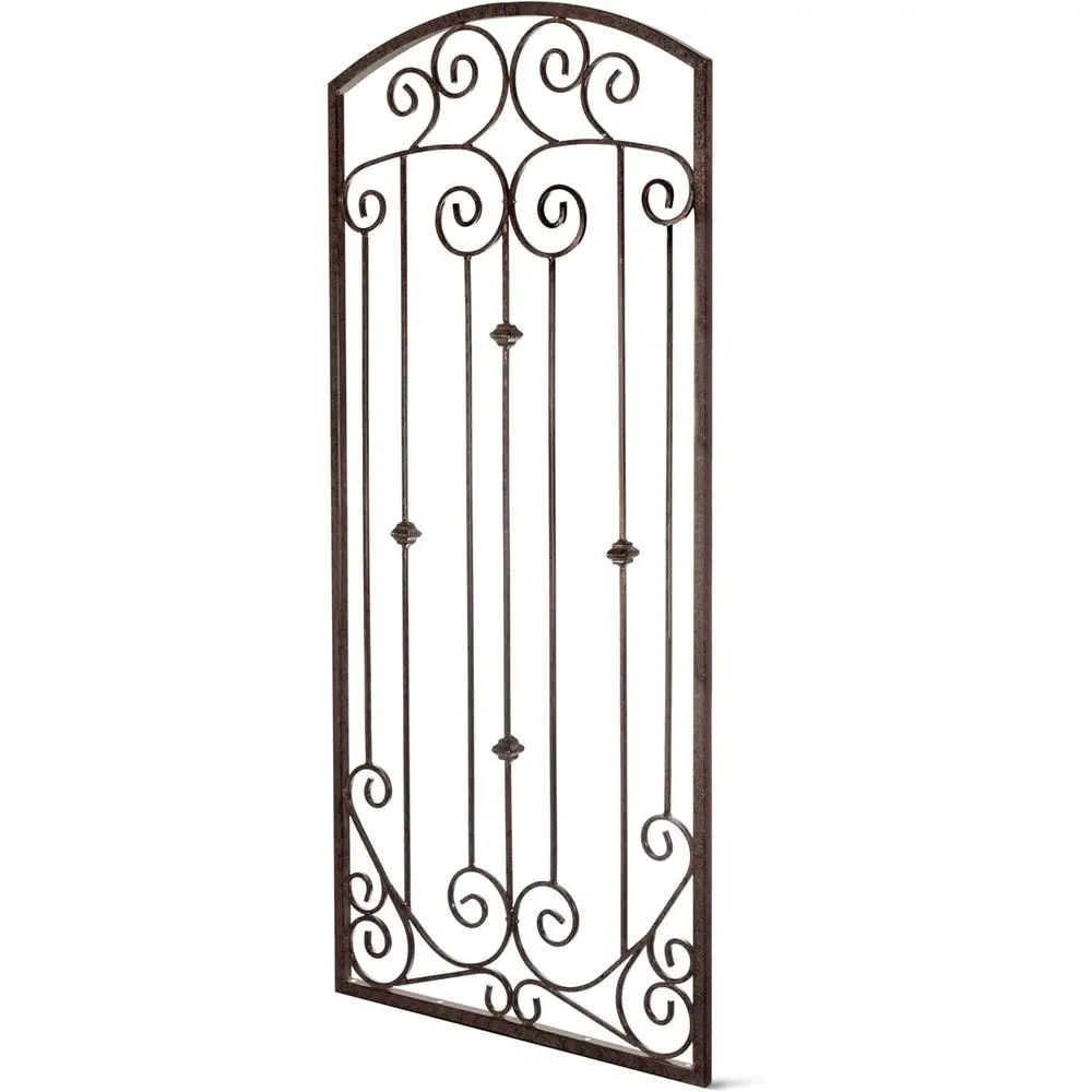 

Heavy-Duty 32 Wide x 6ft Tall Metal Garden Trellis with Ground Spikes for Climbing Roses, Clematis, and Ivy