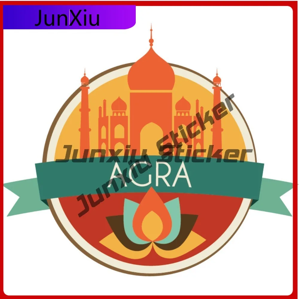 

India Agra Car Eye Catching Top Quality Waterproof Creative Motorcycle Decal Decoration Vinyl Laptop Window Bumper Auto Exterior