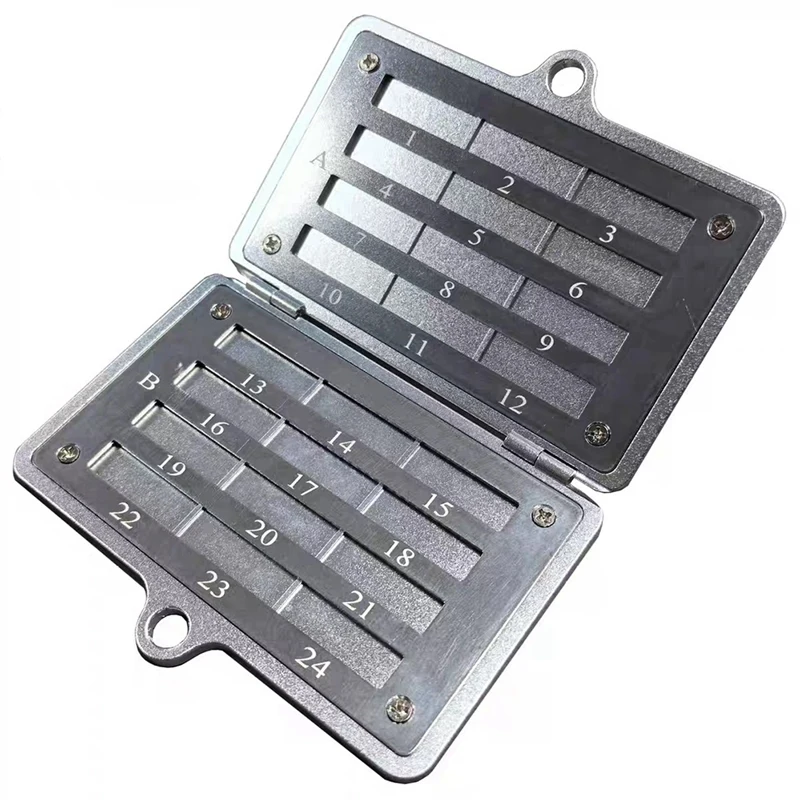 Crypto Seed Phrase Backup,Stainless Steel Seed Phrase Storage with Lock Hole,24 Words Backup,for BIP39 Hardware Wallets-A27R view 5