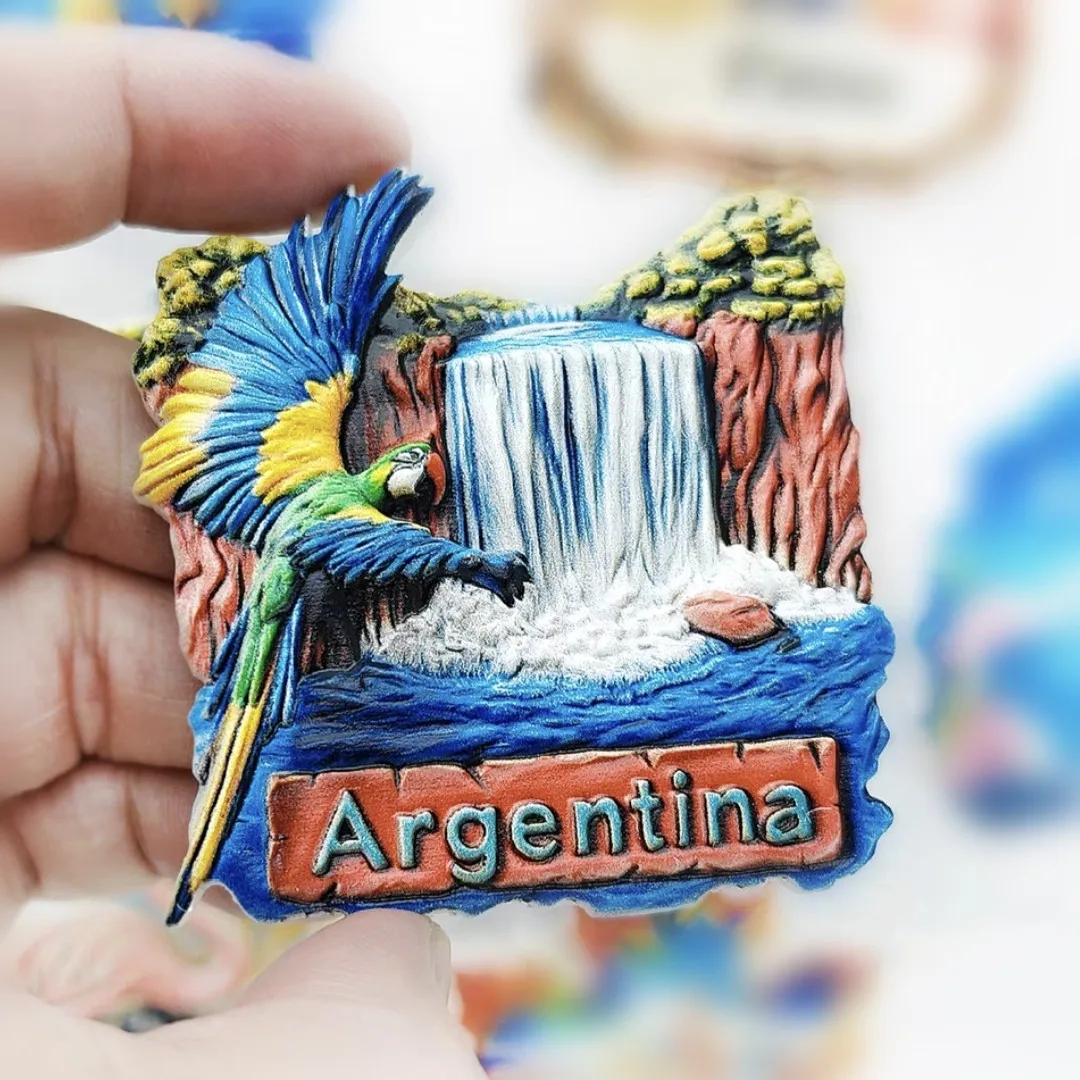South America Argentina Tango 3D Fridge Magnets Tourism Souvenir Refrigerator Sticker Handicraft Gift Decoration