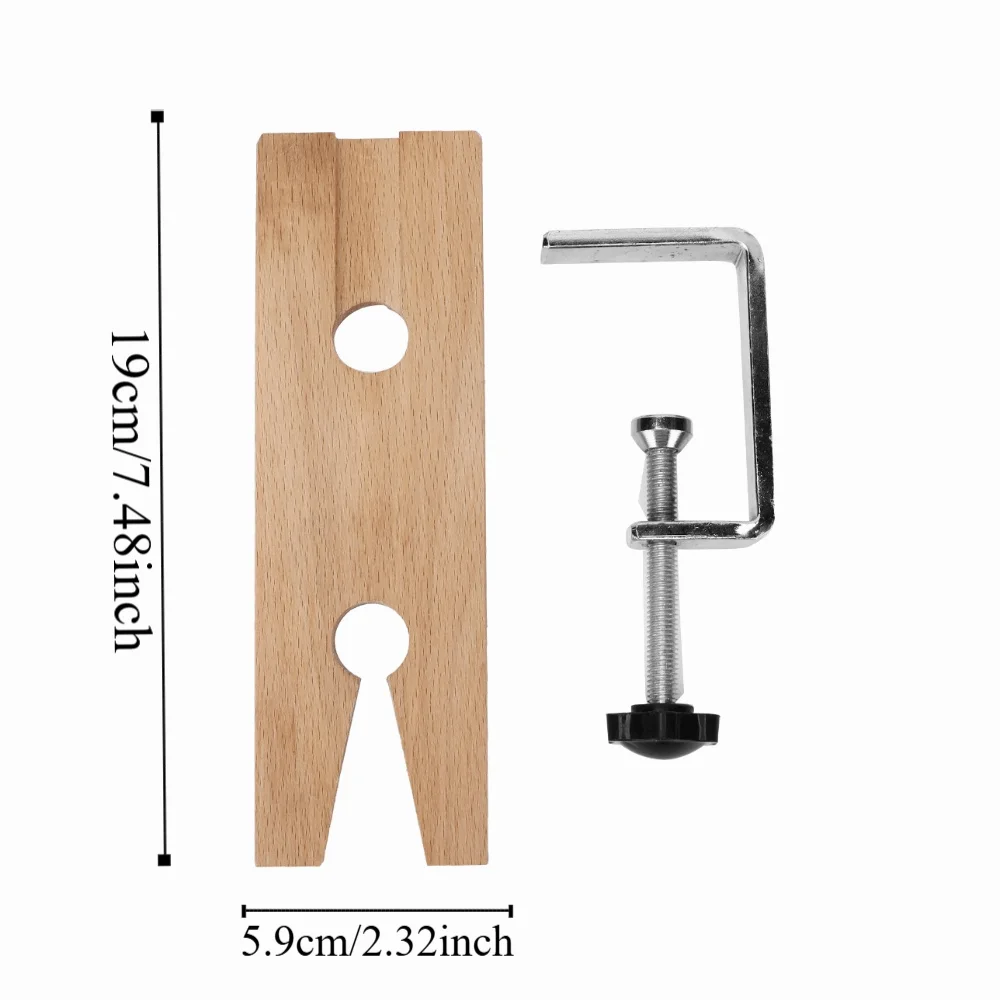 Adjustable V Slot Design Jewelers Bench Pin V-Shaped Design Bench Pin Clamp Jewelry Processing Tools Jewelry Cutting