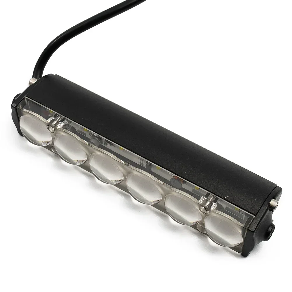 

DC 10V-30V 60W 7 дюймов Автомобильный прицеп Грузовик 6 светодиодов Световая панель 4D Объектив Тонкий однорядный для ATV SUV 4X4 Внешнее освещение