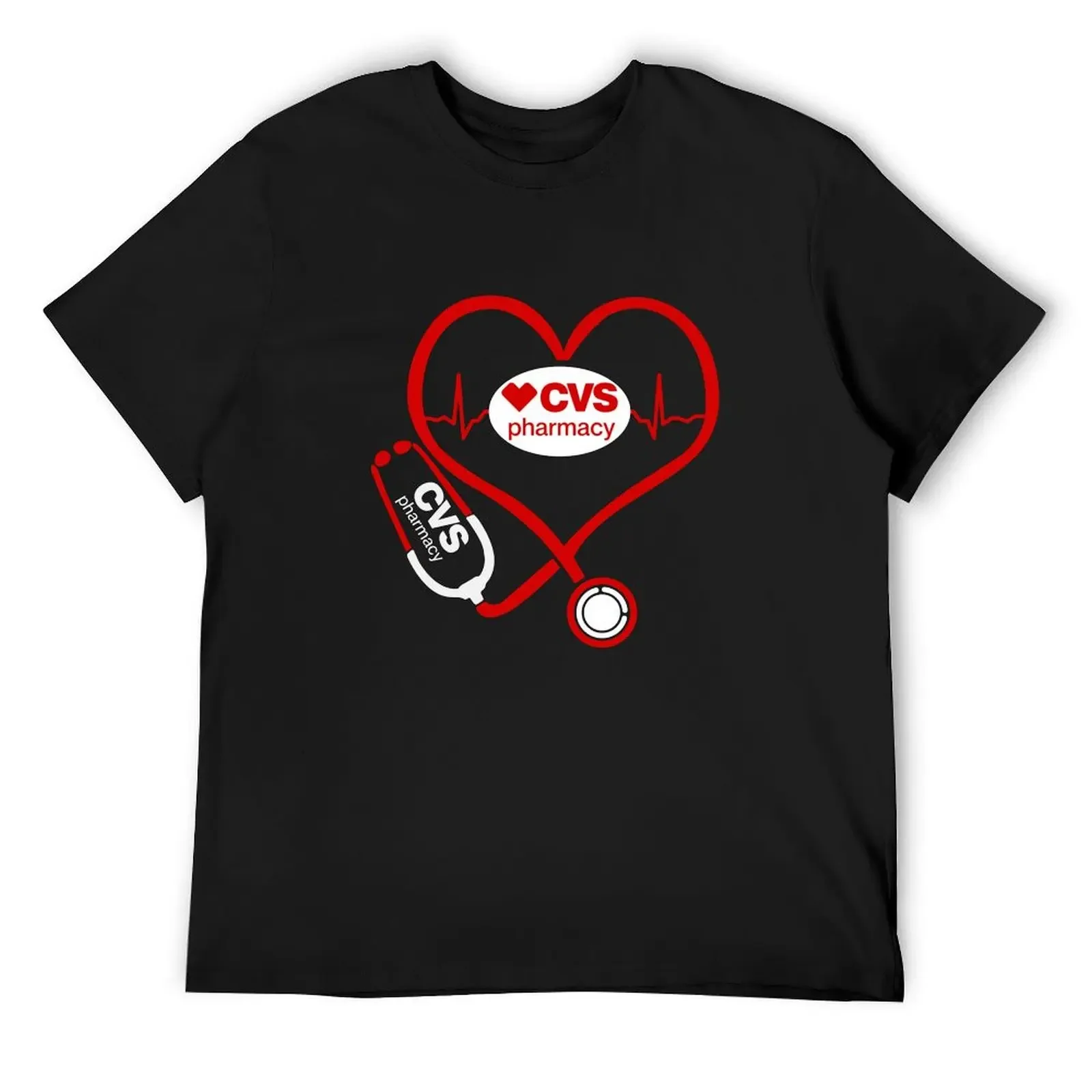 

Cvs Pharmacy Nurse Stethoscope Love Heartbeat T Shirt T-Shirt graphic t shirt vintage shirts graphic tee men t shirts