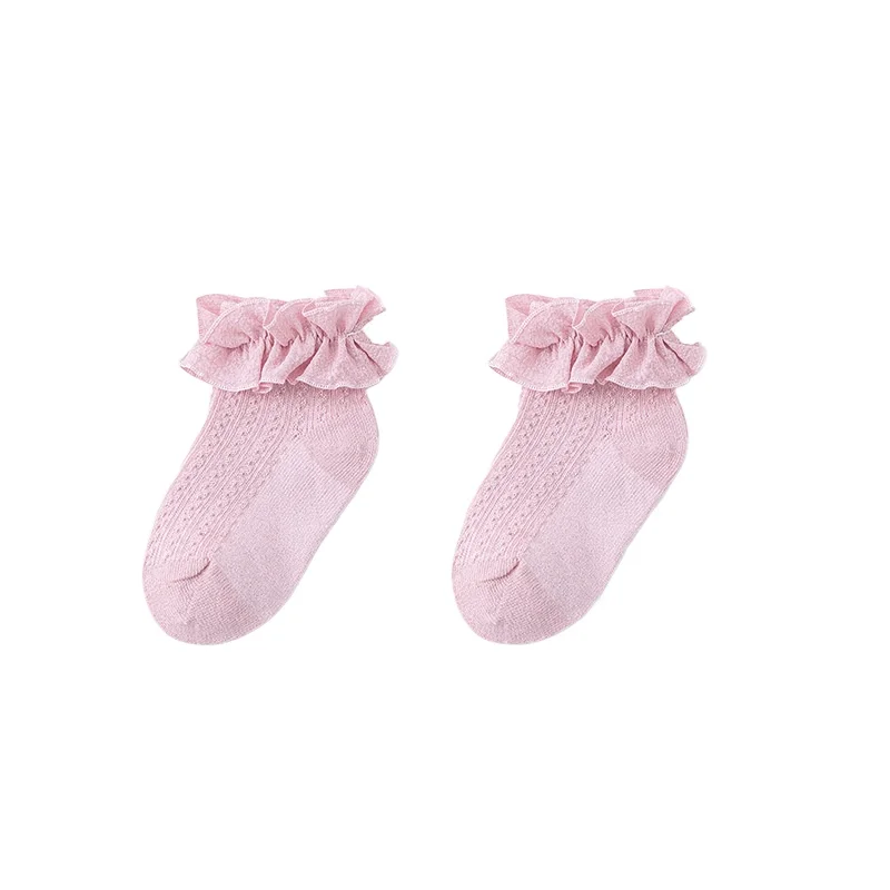 Cute Baby Girl Socks Summer Spring Short Socks Breathable Infant Socks