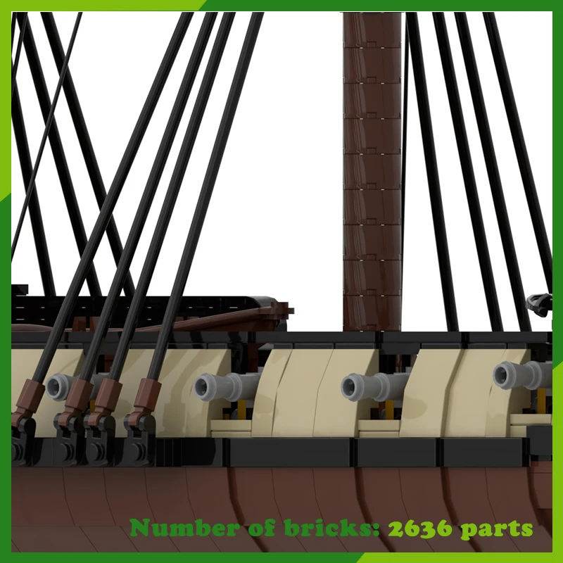 الفرج كروزر كيتش قارب MOC اللبنات الطوب سفينة حربية نموذج سفينة حربية لتقوم بها بنفسك لعبة إبداعية هدايا عيد الميلاد سفينة 2636 قطعة