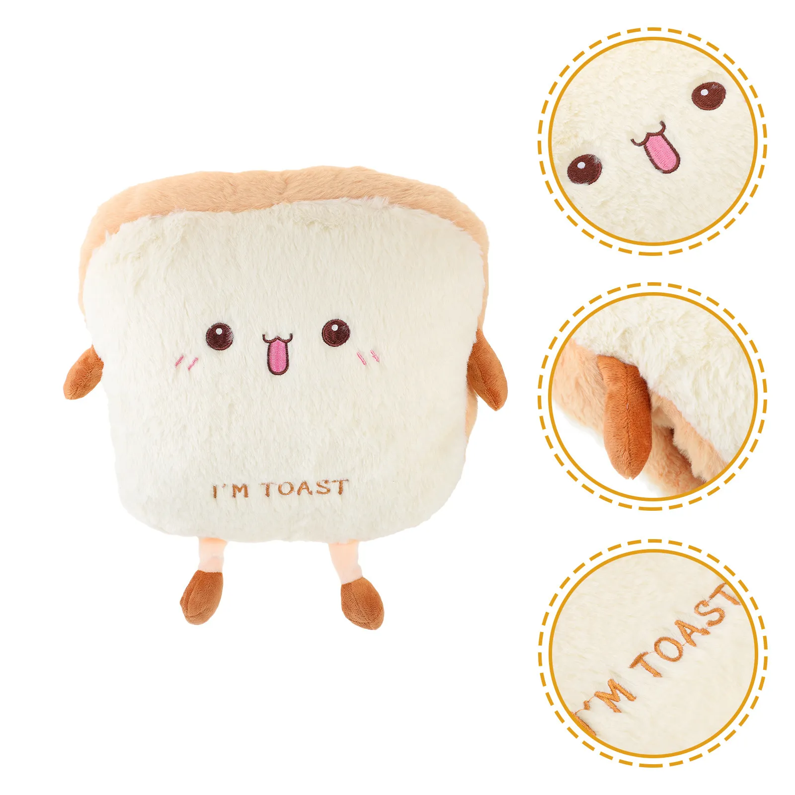 

Cartoon Rabbit Hand Warmer Pillow Winter Warm Companion for Home Office Travel Camping Napping Reading Gift for Family Friends