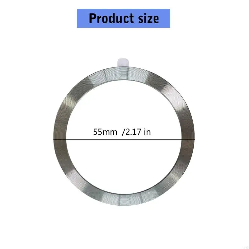 Phone Rings Holder Metal Plate Universal Metal Phone Rings Aluminum & Iron Rings For Wireless Charging Car Mount F19E