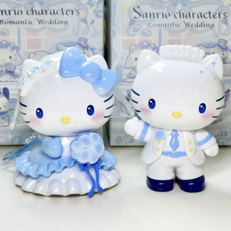 

Новая оригинальная Toptoy Sanrio, романтическая свадебная серия, слепая коробка, Kawaii, Hello Kitty Kuromi, экшн-фигурка, детский подарок на день рождения