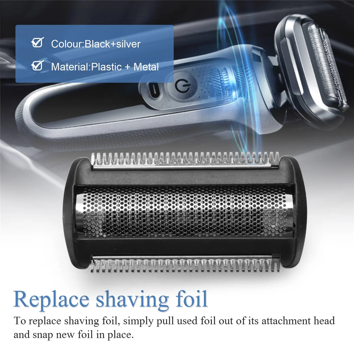 Tête de tondeuse/rasoir de rechange A01M BG2000, pour Philips Norelco Bodygroom BG7040 BG7030 BG5025 BG2039