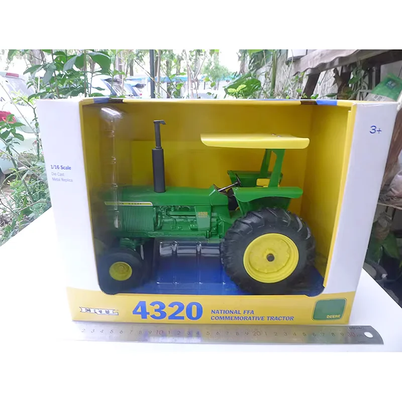 ERTL Diecast, Modelo de Vehículo Agrícola de Aleación a Escala 1:16, Tractor 4320, Colección de Maquinaria Agrícola, Recuerdo, Regalo, Adorno de Exhibición