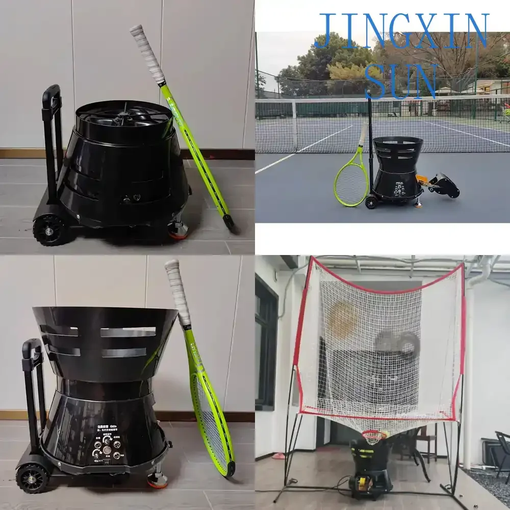 Mini Tennis Serve Machine for Home Use Hand Throwing Type Automatic Ball Practice Tool for Tennis Training and Skill