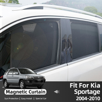 For Kia Sportage 2 JE 2004-2010 Magnetic Car Sunshade Shield Front Windshield Curtain Window UV Protection Sun Shade Visor blind