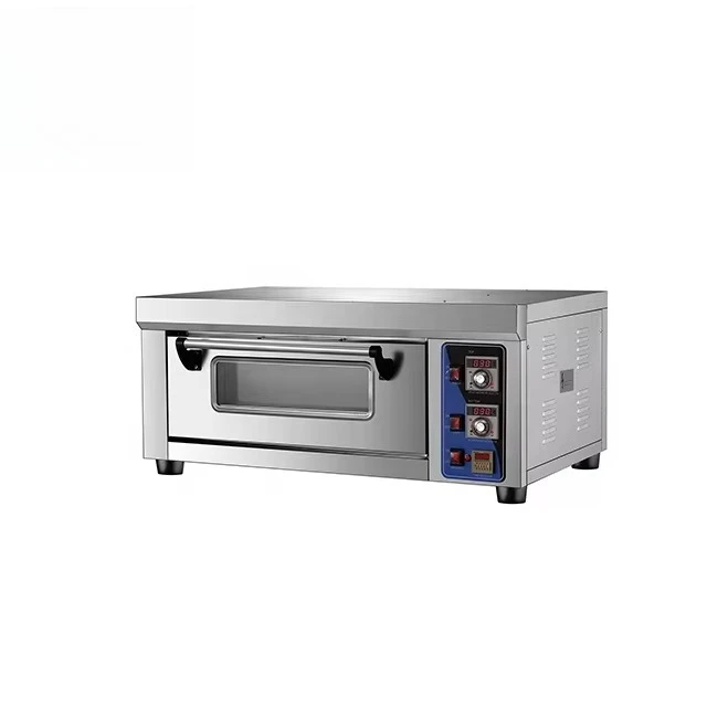 

20D Commercial Bakery Electric Desk Pizza Oven Bread Oven 1 Layer 2 Trays