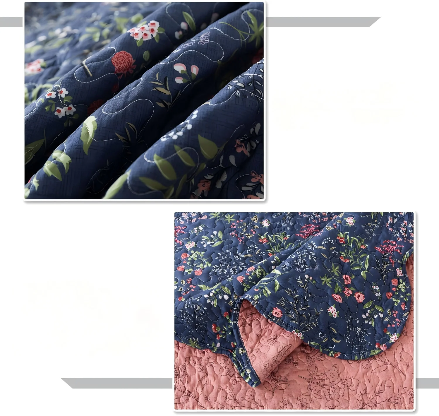 طقم لحاف من الألياف الدقيقة مكون من 3 قطع، مفارش سرير مرقعة قابلة للعكس، مجموعة مفروشات لجميع المواسم