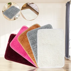 Home Fluffy Soft Bedroom Rug Non-Slip Carpet Plush Thick For Girls Kids Nursery Home Kitchen Bathroom Decor 40X60cm Accessories