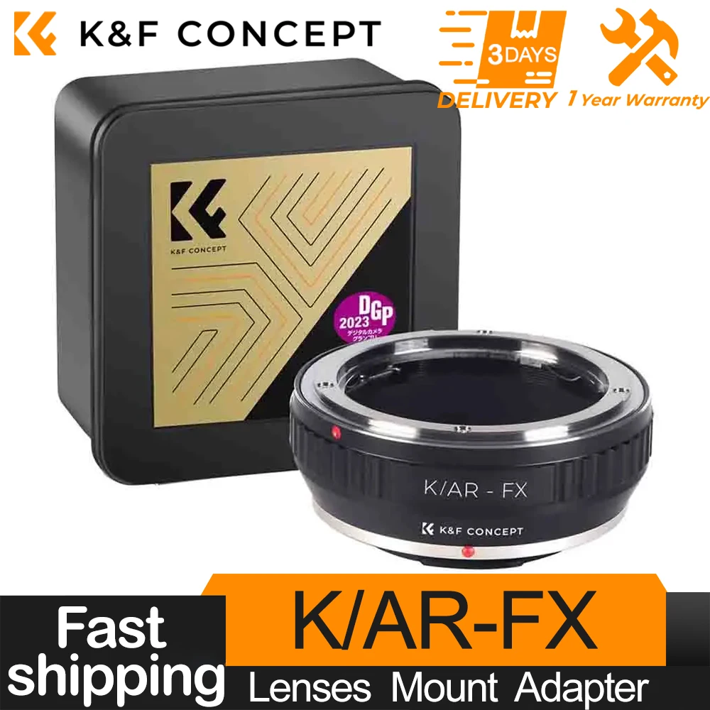 

K&F Concept Lens Adapter for Konica AR Lenses to Fuji X Camera Port Mount Adapter for Fuji X-A1 X-A2 X-A3 X-E1 X-E2 X-E3 X-M1