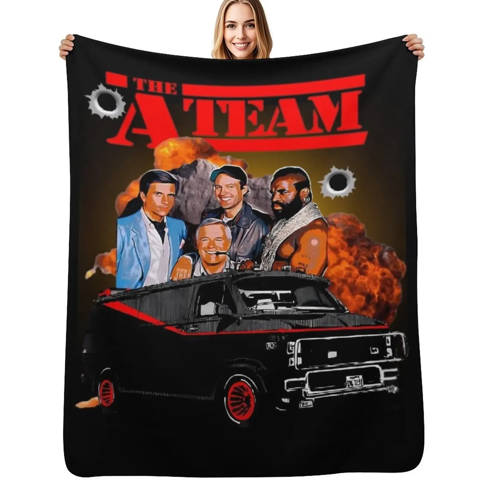 

All Risk Agency The A Team Throw Blanket Luxury St Decorative Sofa Soft Giant Sofa Blanket