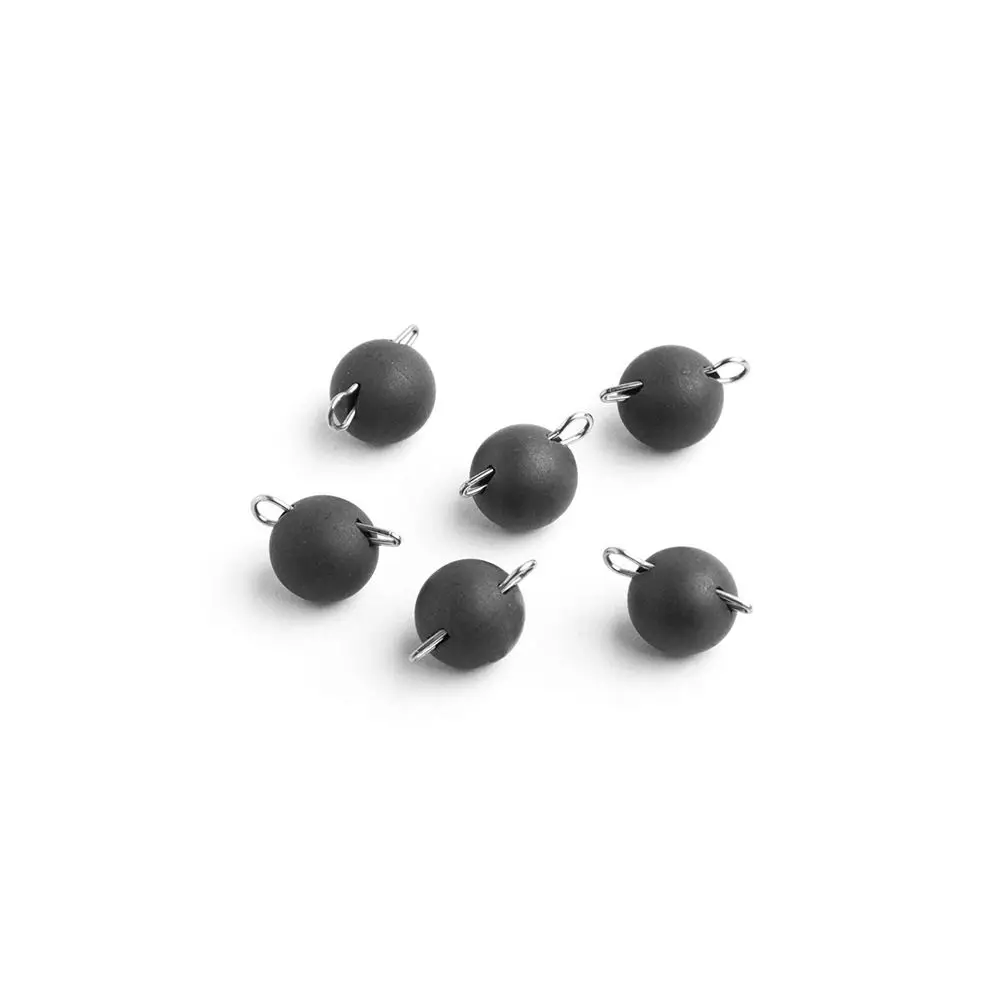 Matte Black Fishing Tungsten fall Line Sinkers Weights Sinker Hook Connector Additional Weight Hook Connector