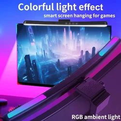 RGB Curved Screen Monitor Light Bar USB Stepless Dimming Screen Hanging Light Atmosphere LED Laptop Table Lamp Light Bar Monitor