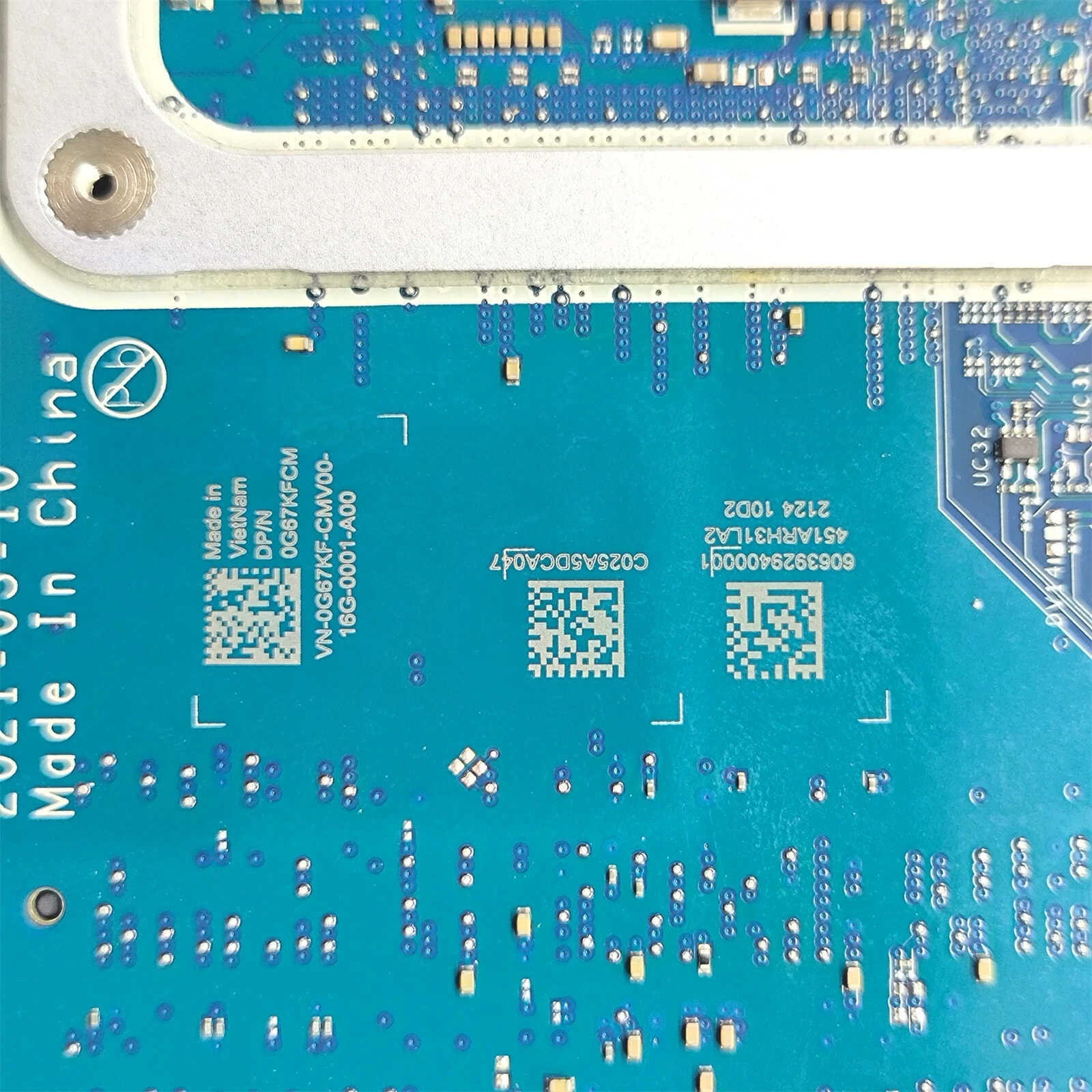 

0G67KF FOR Vostro 3400 3500 Inspiron 3501 Motherboard LA-K034P i3-1125G4